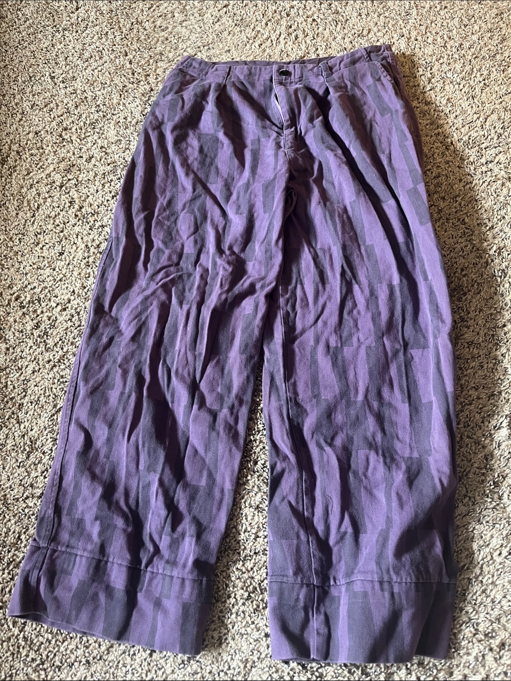 Vintage Purple Camouflage Bottoms